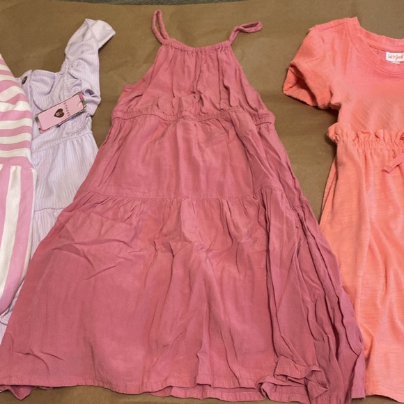 Lot of little girls size 6 dresses(x6), romper(1), denim jacket and sweater - Picture 2 of 12
